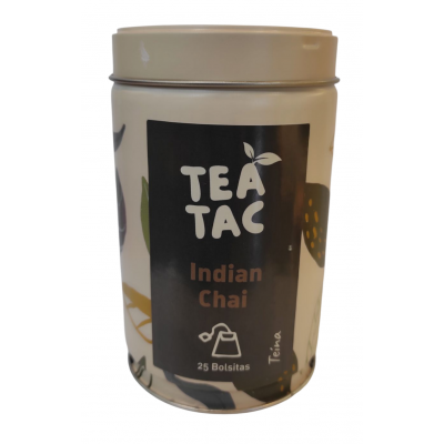 Lata de té negro Indian...